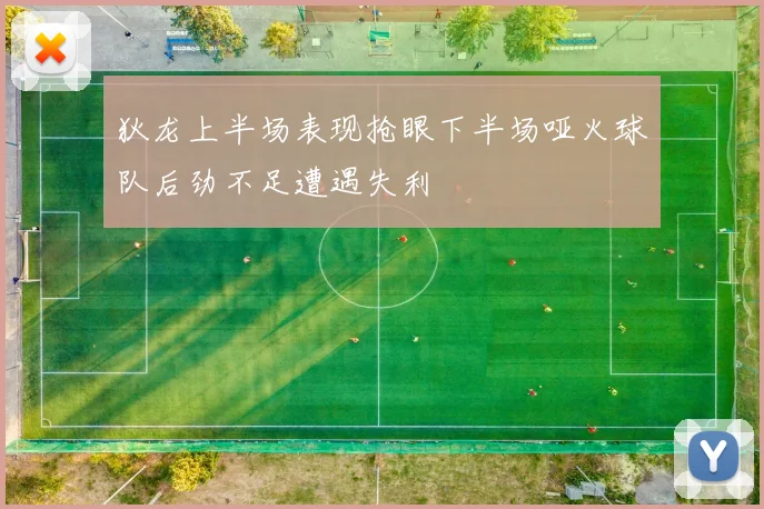 狄龙上半场表现抢眼下半场哑火球队后劲不足遭遇失利