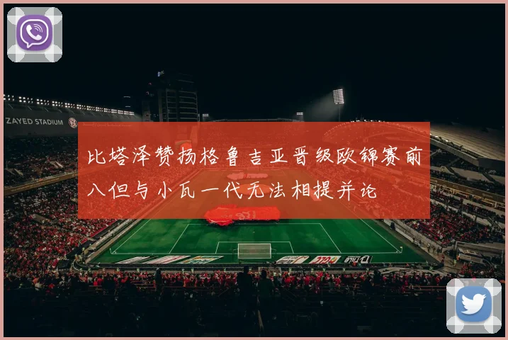 比塔泽赞扬格鲁吉亚晋级欧锦赛前八但与小瓦一代无法相提并论