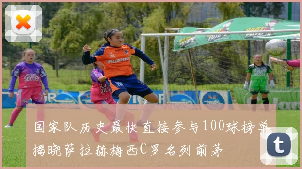 国家队历史最快直接参与100球榜单揭晓萨拉赫梅西C罗名列前茅